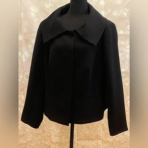 Calvin Klein 18W Stretch Black Blazer Button